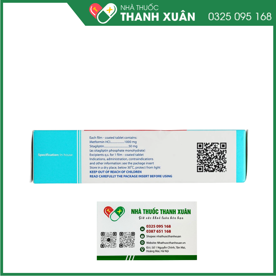 Sitomet 50/1000 hỗ trợ kiểm soát đường huyết ở bệnh nhân đái tháo đường